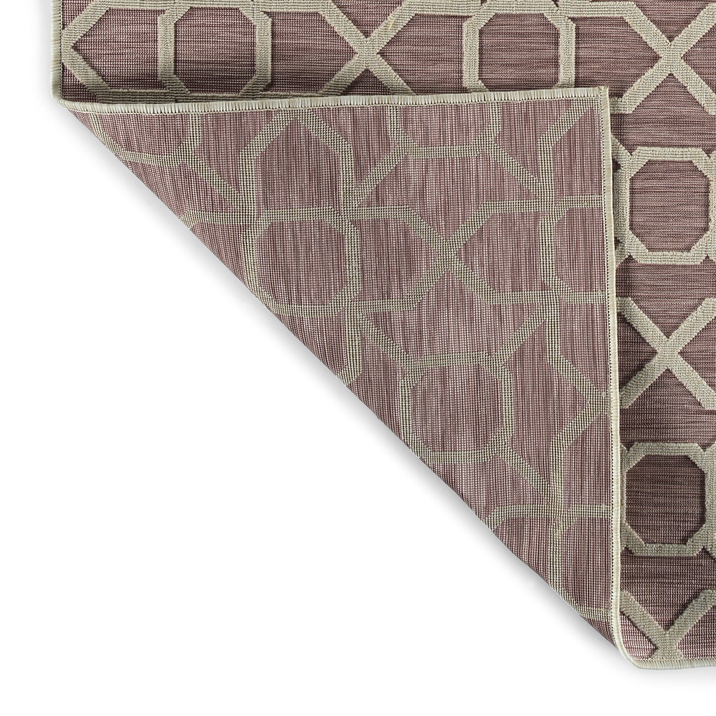 Kaleen Cove Collection COV01-92 Pink Throw Rug 2' x 3'