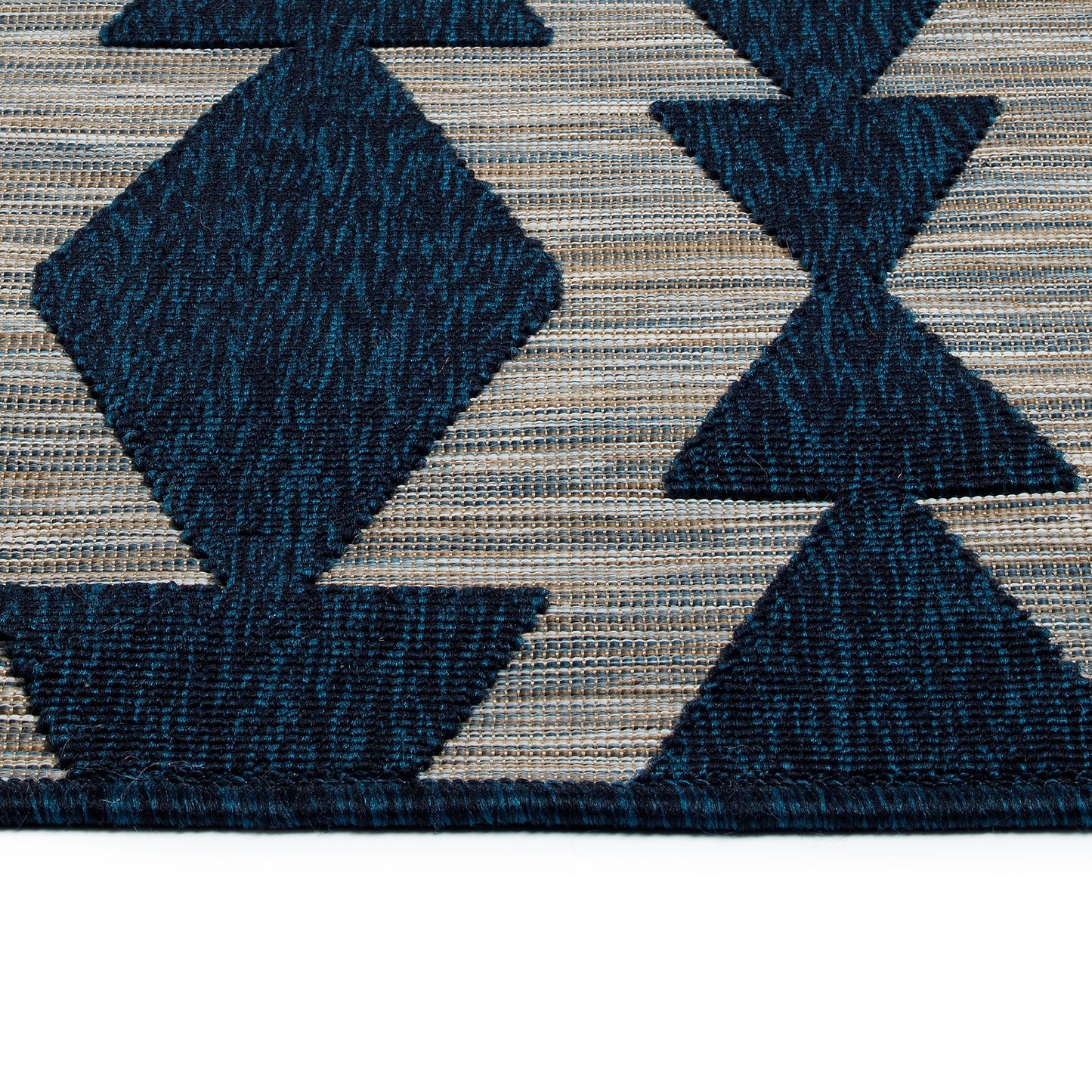 Kaleen Cove Collection Dark Navy Area Rug 7'10" x 10'