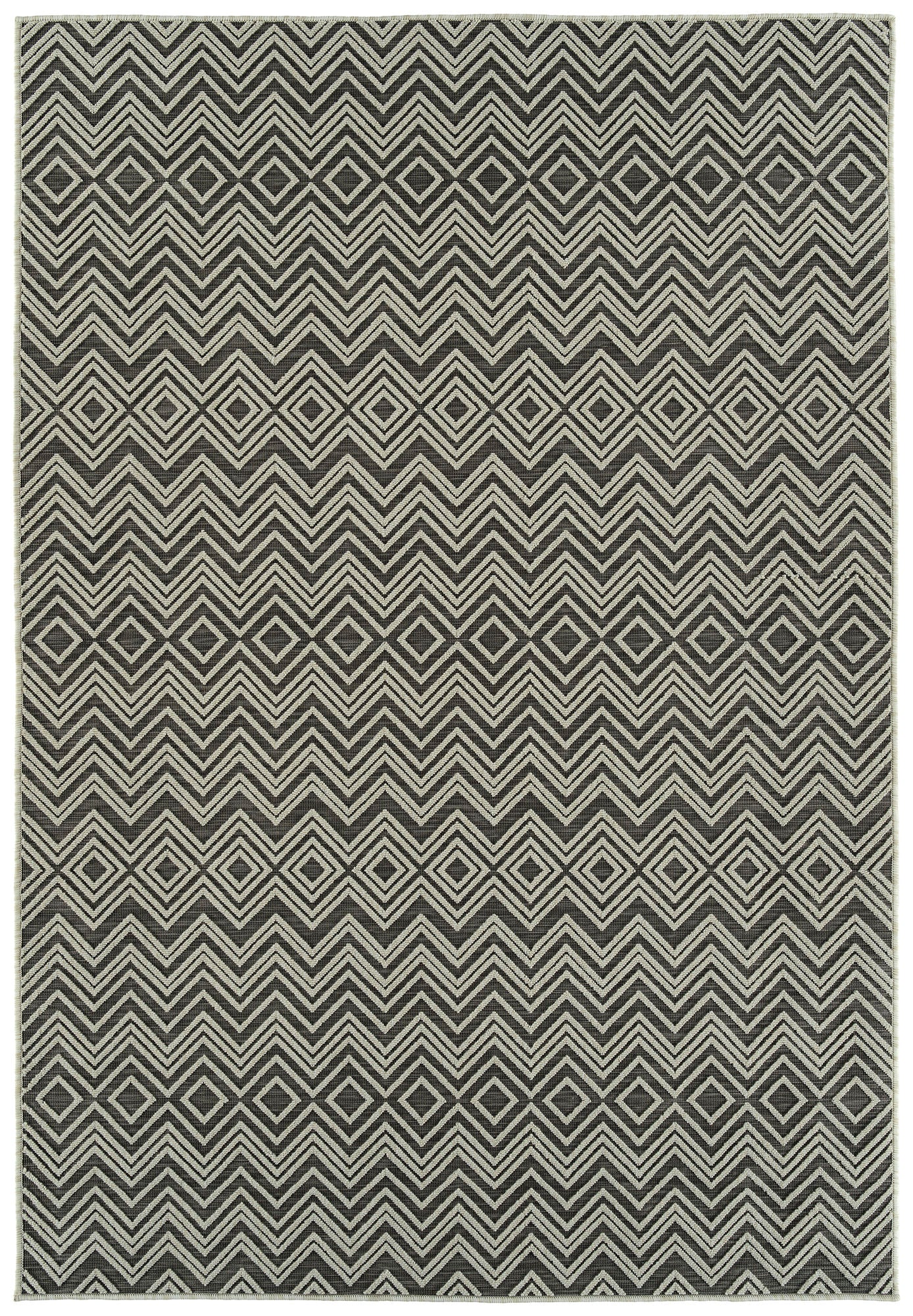 Kaleen Cove Collection Dark Mocha Area Rug 5'3" x 7'6"
