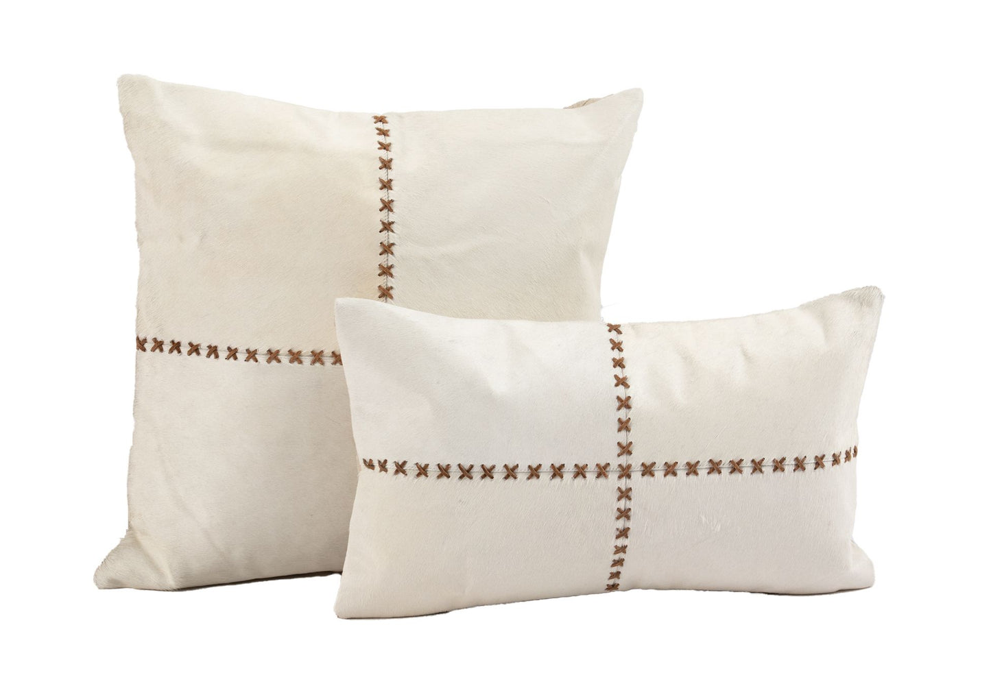 Cushion Cowhide GISELLE 12X20 Brown