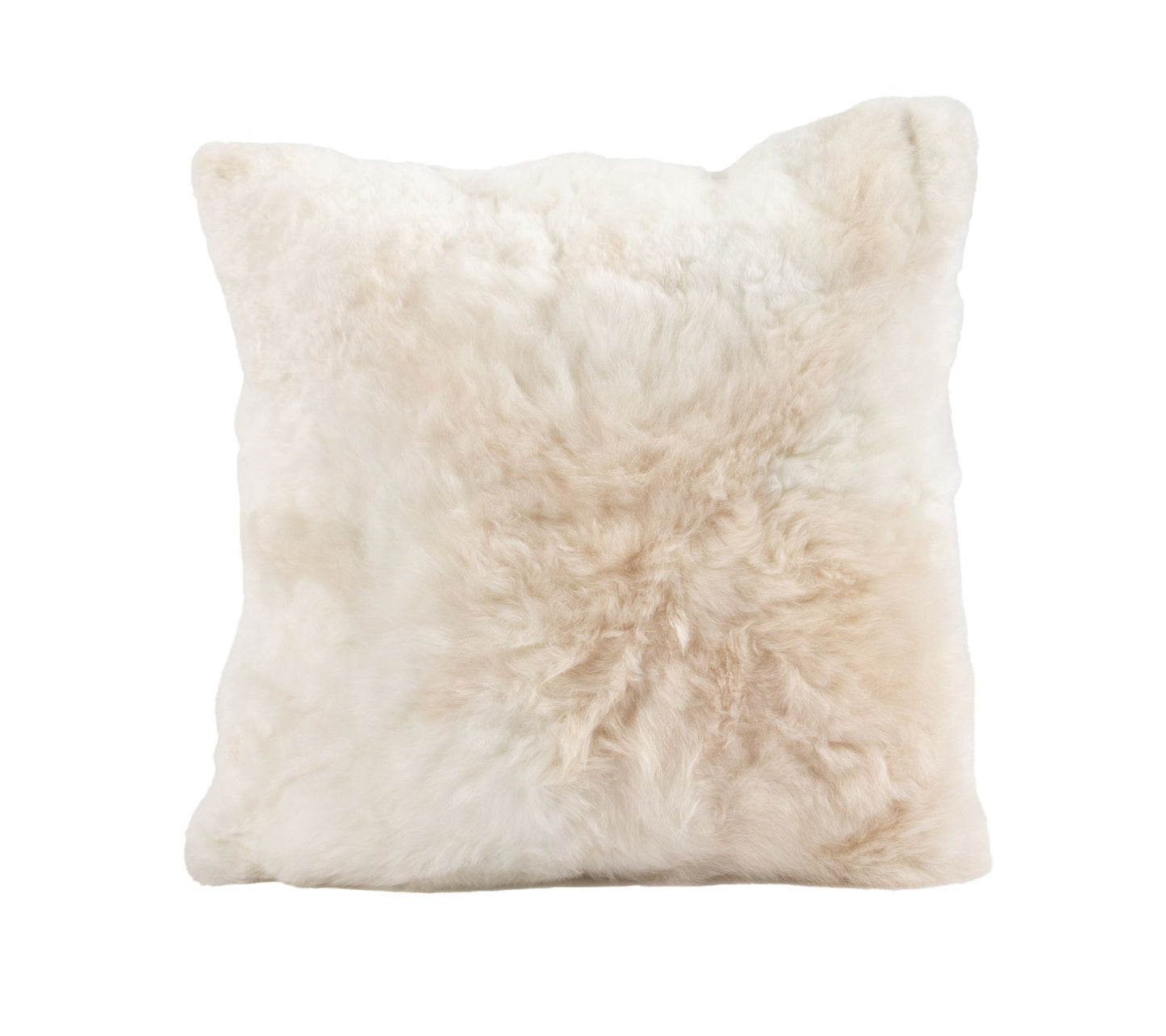 Cushion Alpaca Huacaya 20" Ivory
