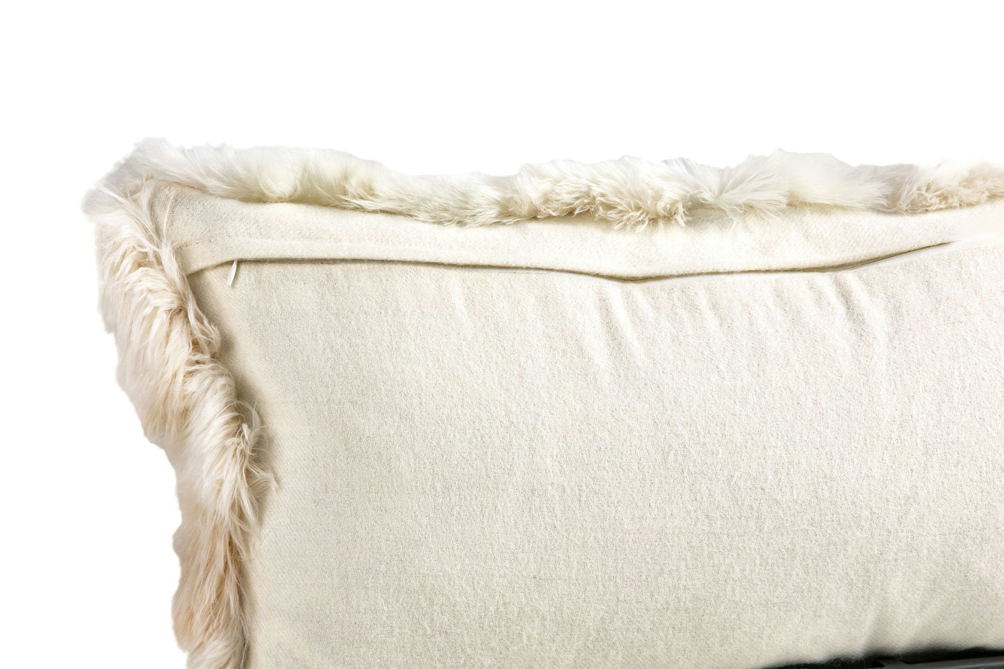 Cushion Alpaca / Woven Alpaca Back 13x24" Popcorn