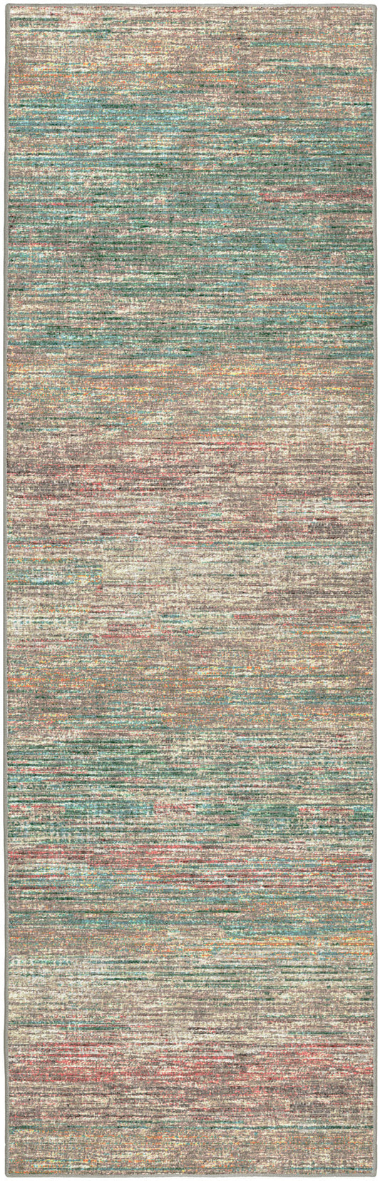 Ciara CR1 Mocha 2'6" x 12' Runner Rug