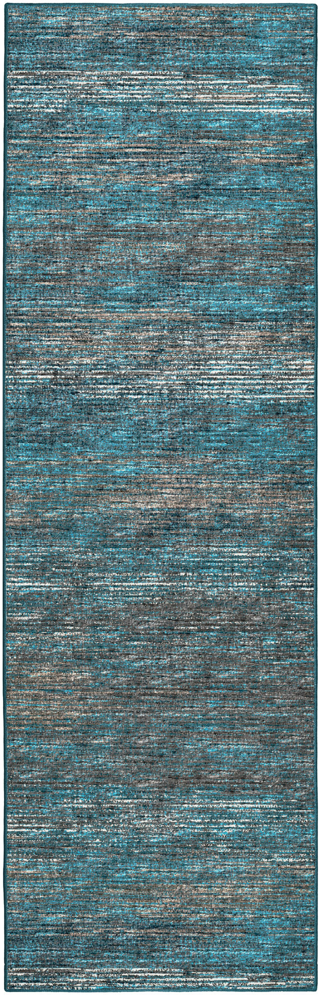 Ciara CR1 Navy 2'6" x 10' Runner Rug