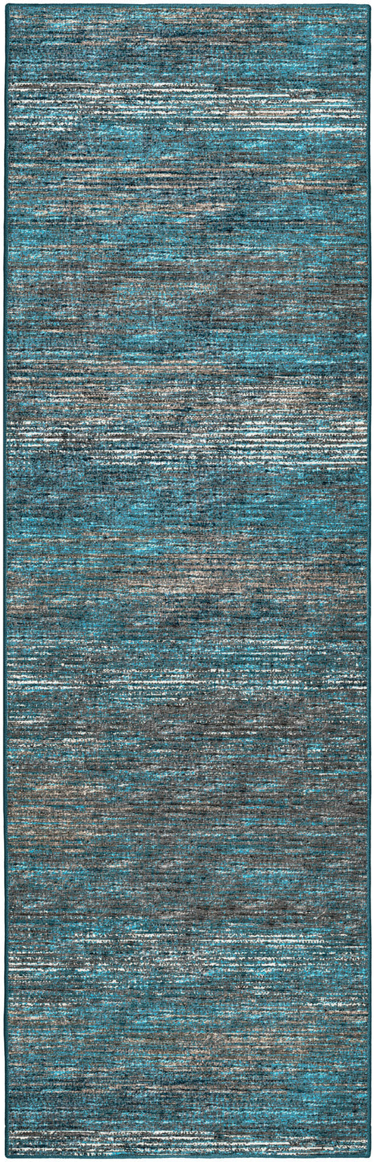 Ciara CR1 Navy 2'6" x 10' Runner Rug