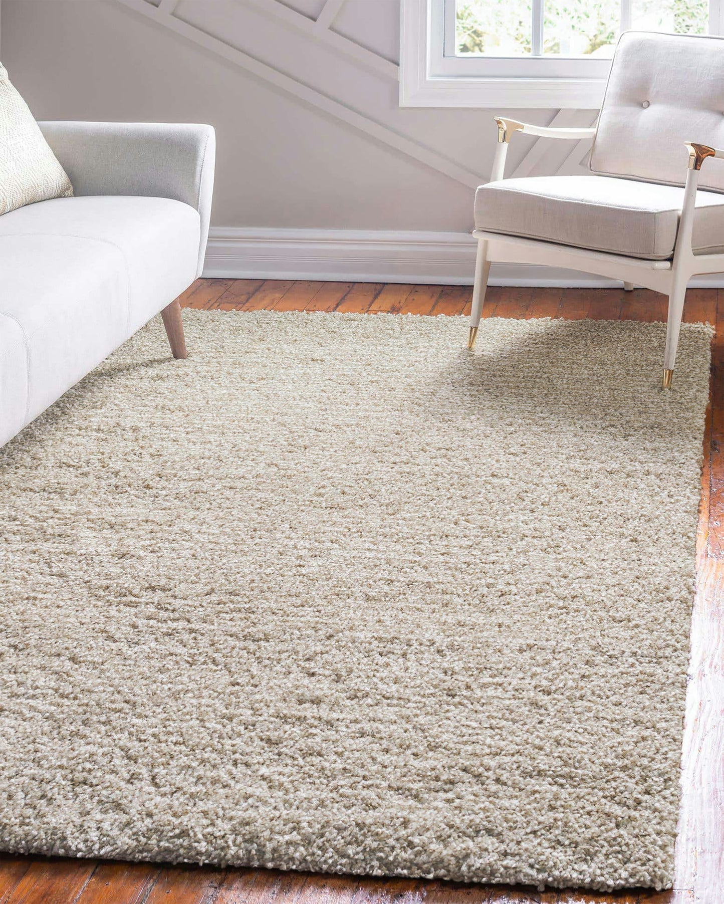 Kaleen Cotton Bloom Collection Light Beige Throw Rug 2' x 3'