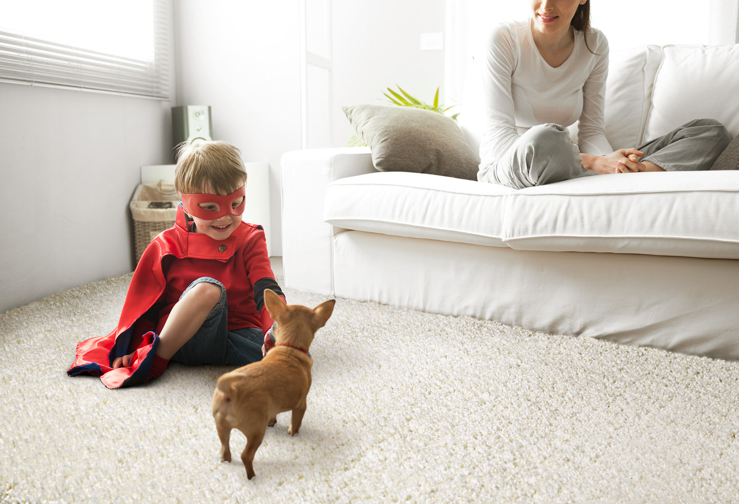 Kaleen Cotton Bloom Collection White Area Rug 9' x 12'