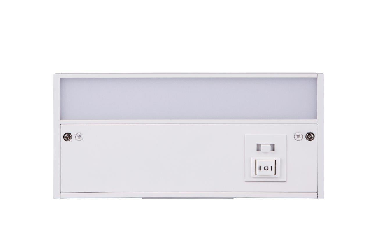 Undercabinet 3-in-1 Color Temperature Adjustable 8" LED Light Bar in White
