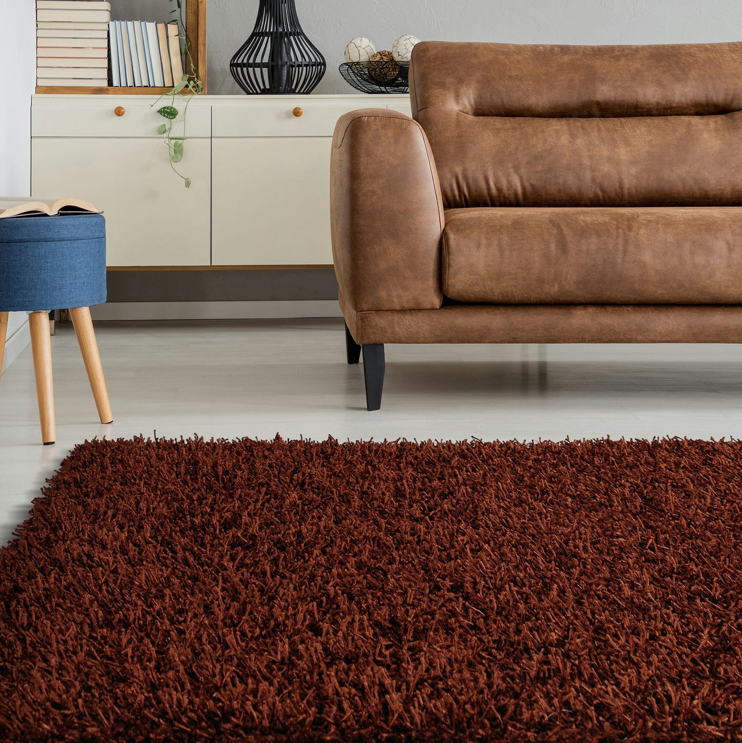 Kaleen Curtsi Collection Dark Paprika Area Rug 7'6 x 9'