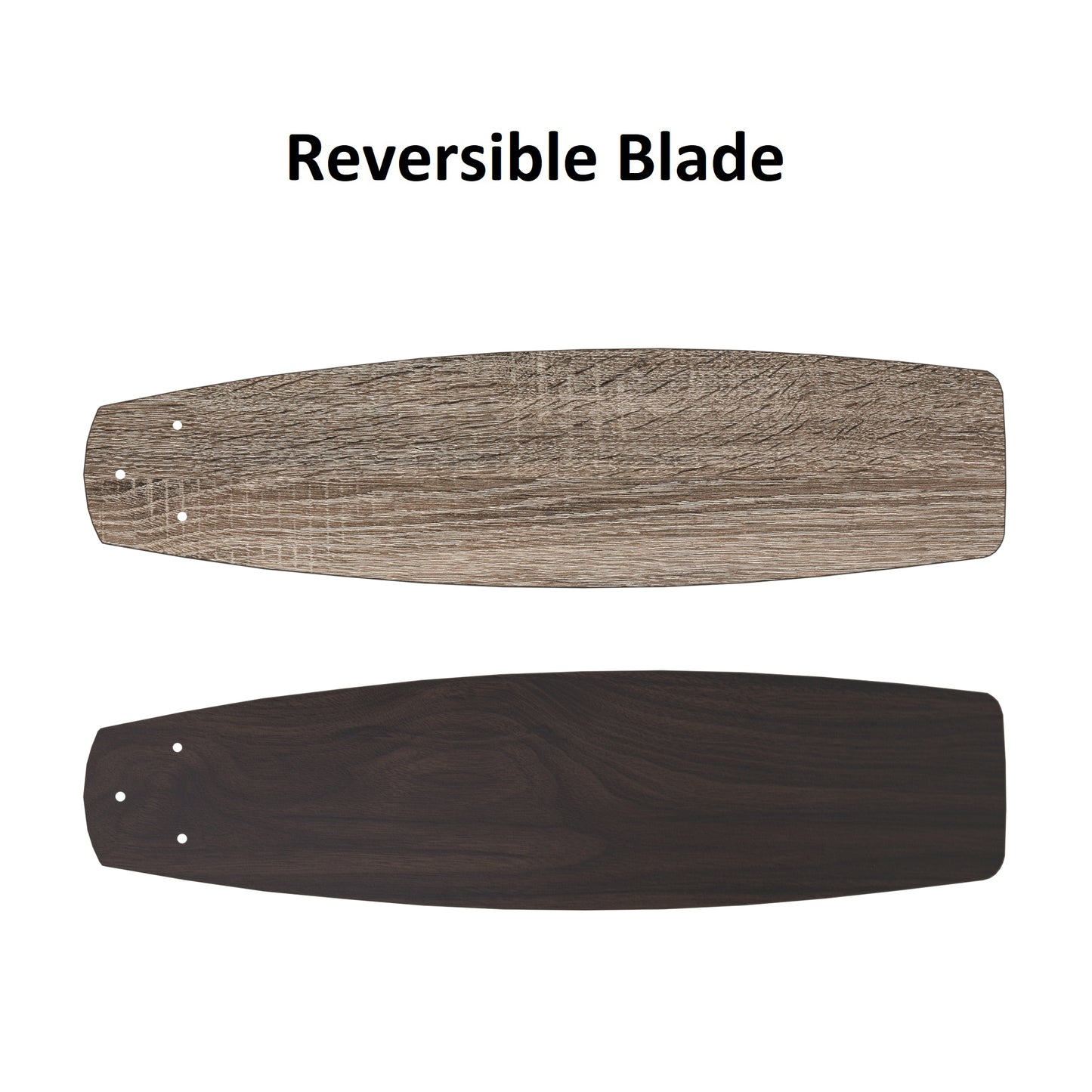 Karson 52 Inch 5-Blade Ceiling Fan - Black/Walnut & Barnwood (Reversible Blades)
