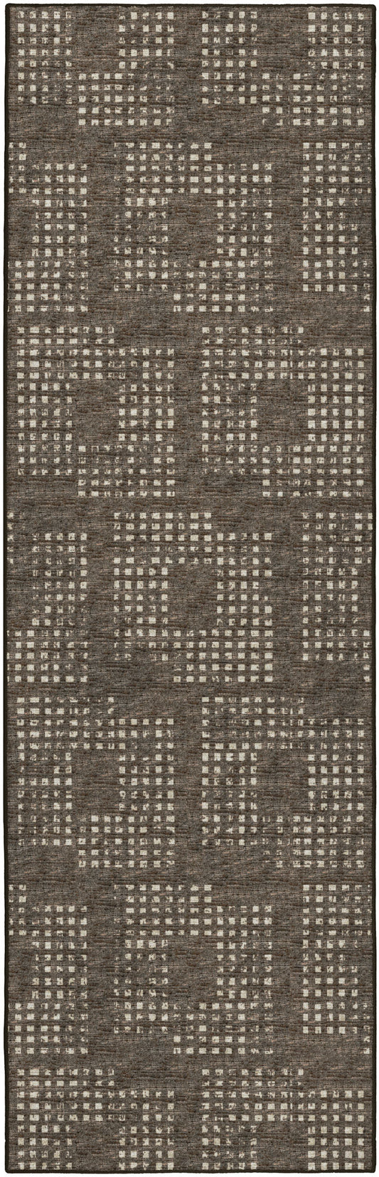 Delano DA1 Chocolate 2'6" x 8' Runner Rug