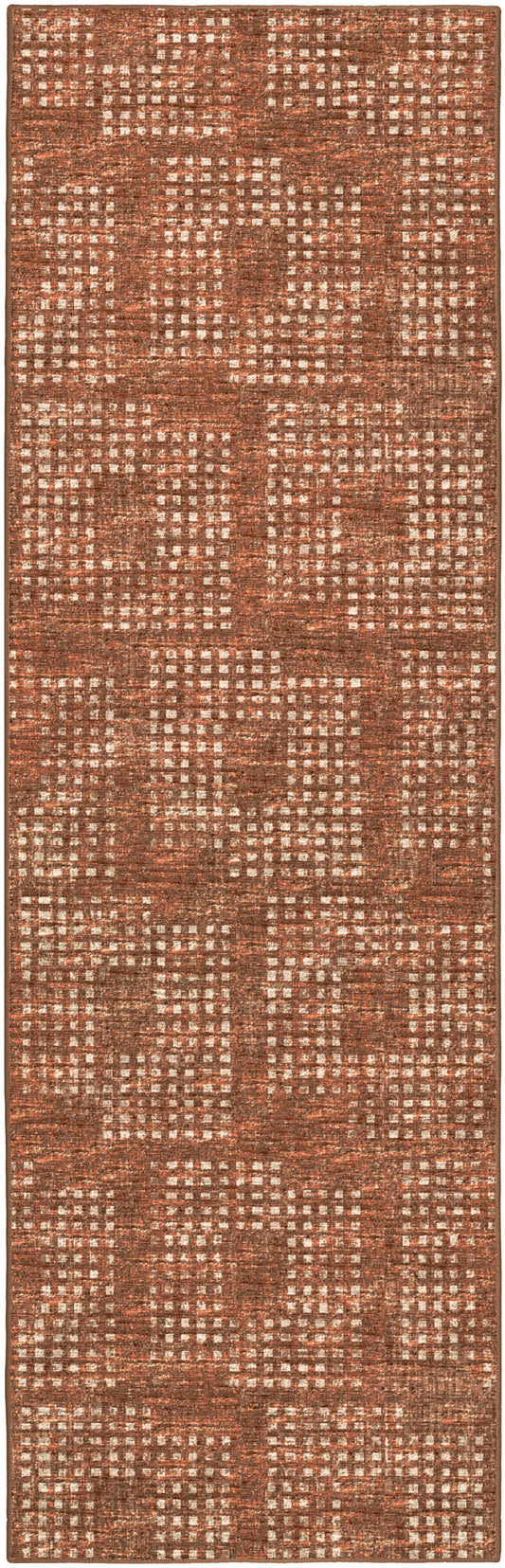 Delano DA1 Paprika 2'6" x 12' Runner Rug