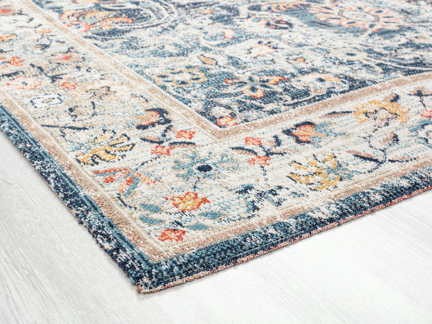 Kaleen Deya Collection Blue Navy Area Rug 5'3"x 7'6"