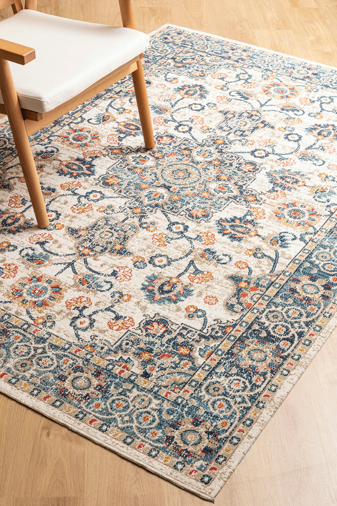 Kaleen Deya Collection Dark Cream Throw Rug 2' x 3'
