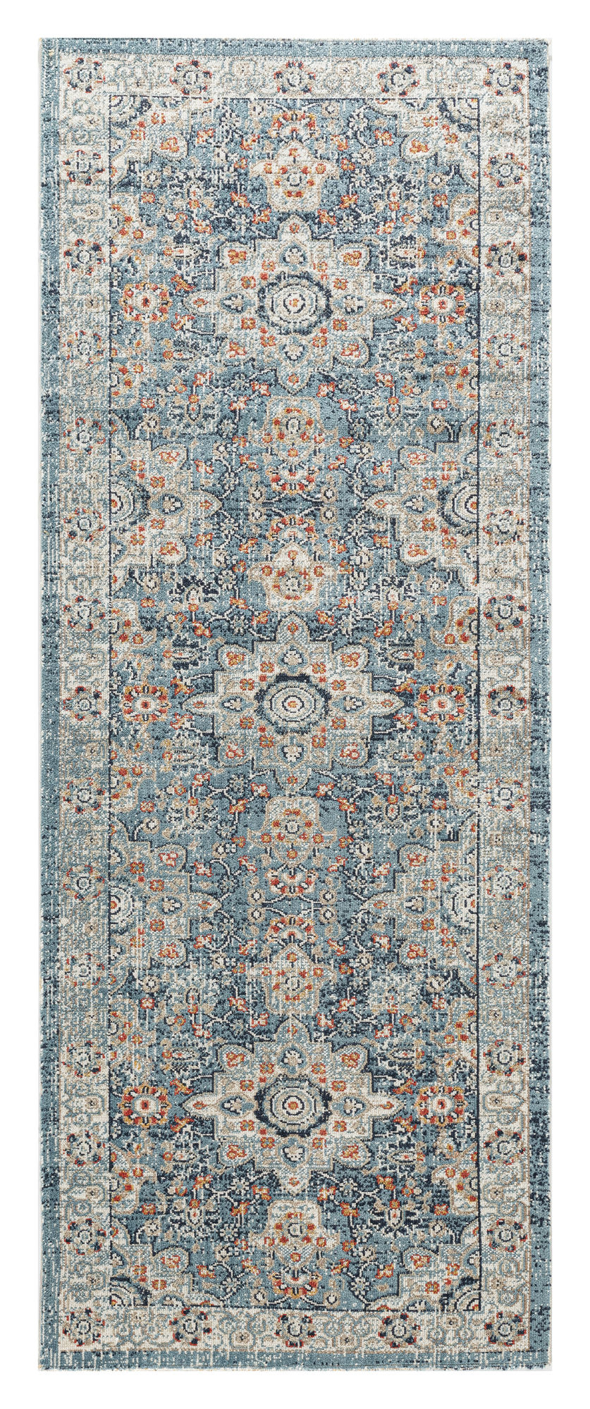 Kaleen Deya Collection Blue Coral Area Rug 7'10" x 10'2"