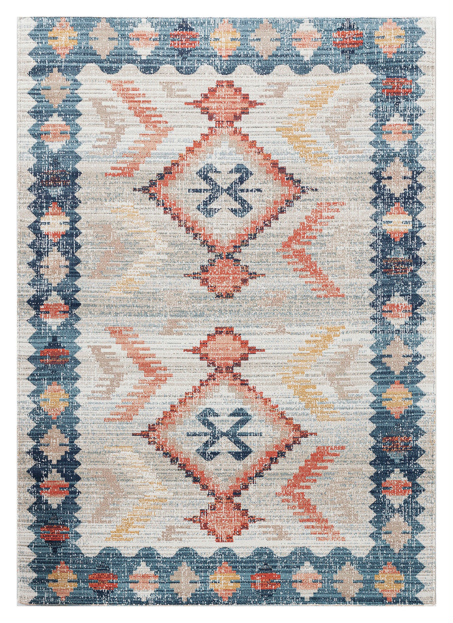 Kaleen Deya Collection Cream Coral Area Rug 7'10" x 10'2"