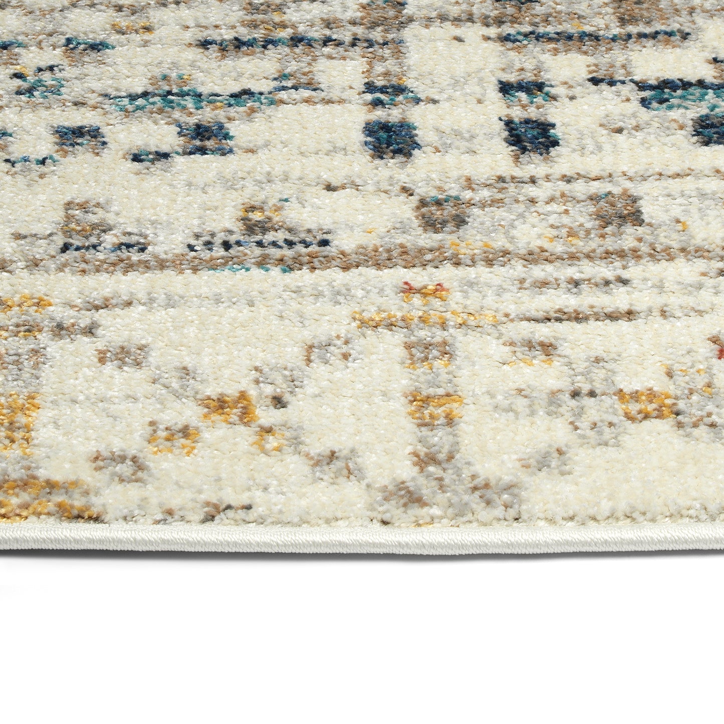 Kaleen Dasha Collection Ivory Red Area Rug 9'3" x 12'