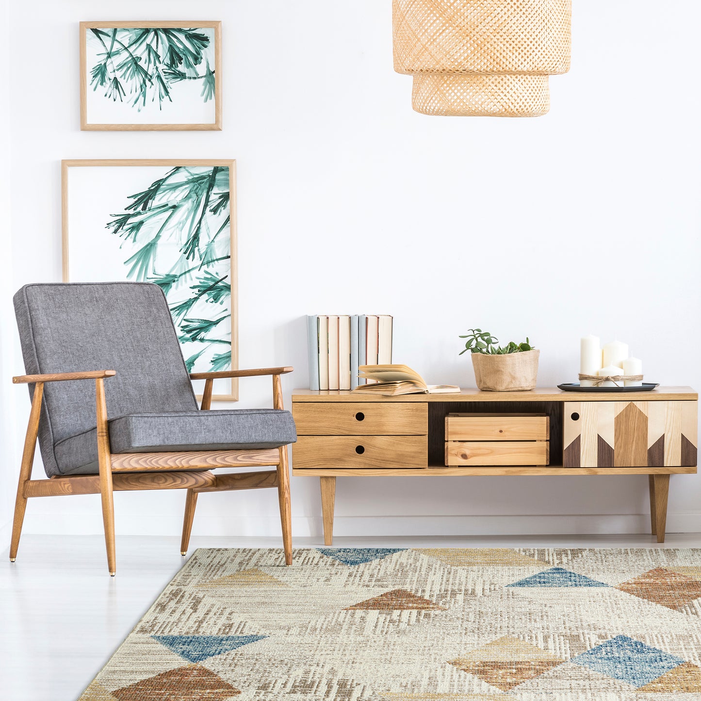 Kaleen Dasha Collection DSH06-01 Ivory Area Rug 9'3" x 12'