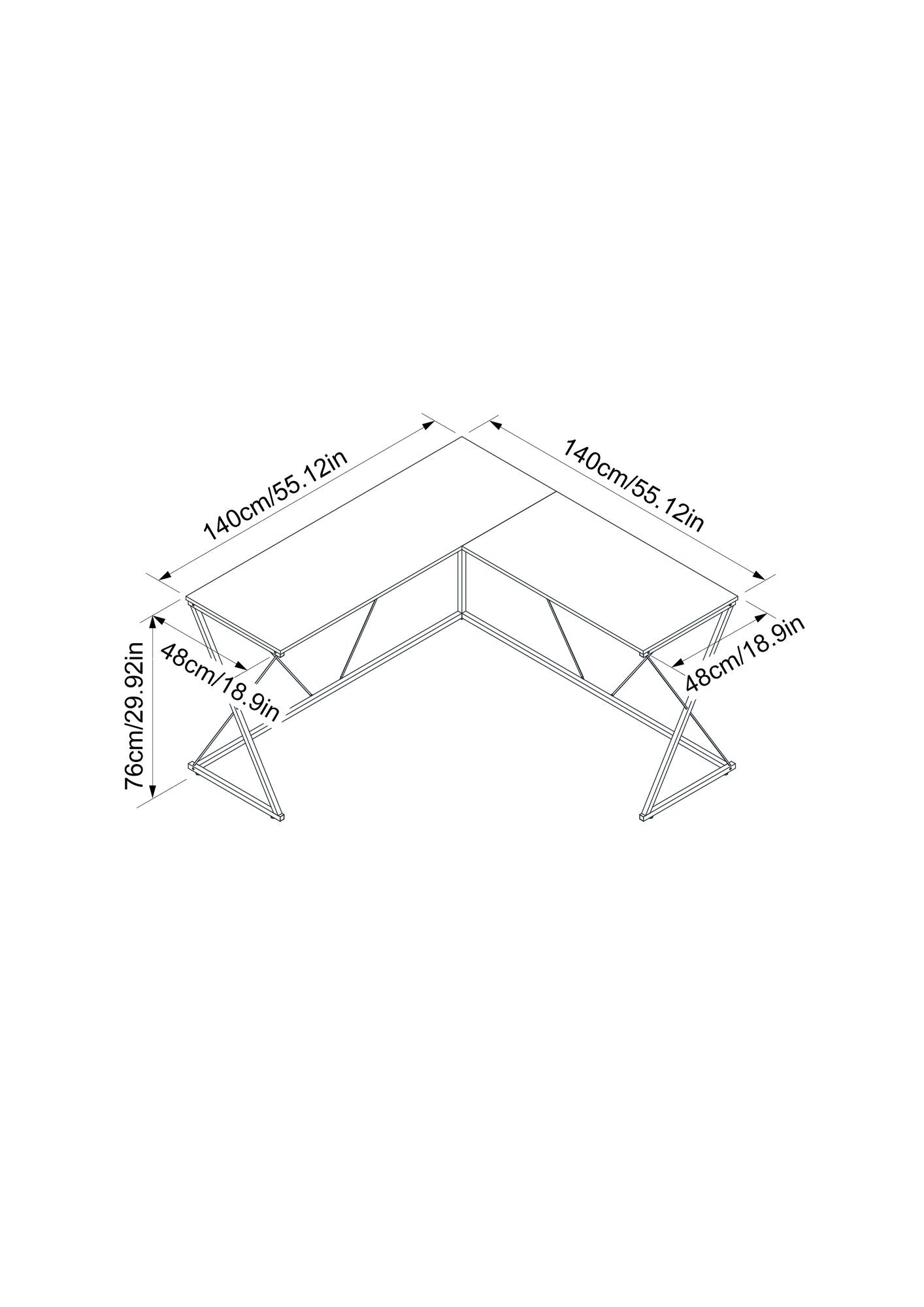 Acardia L-Shape Corner Desk