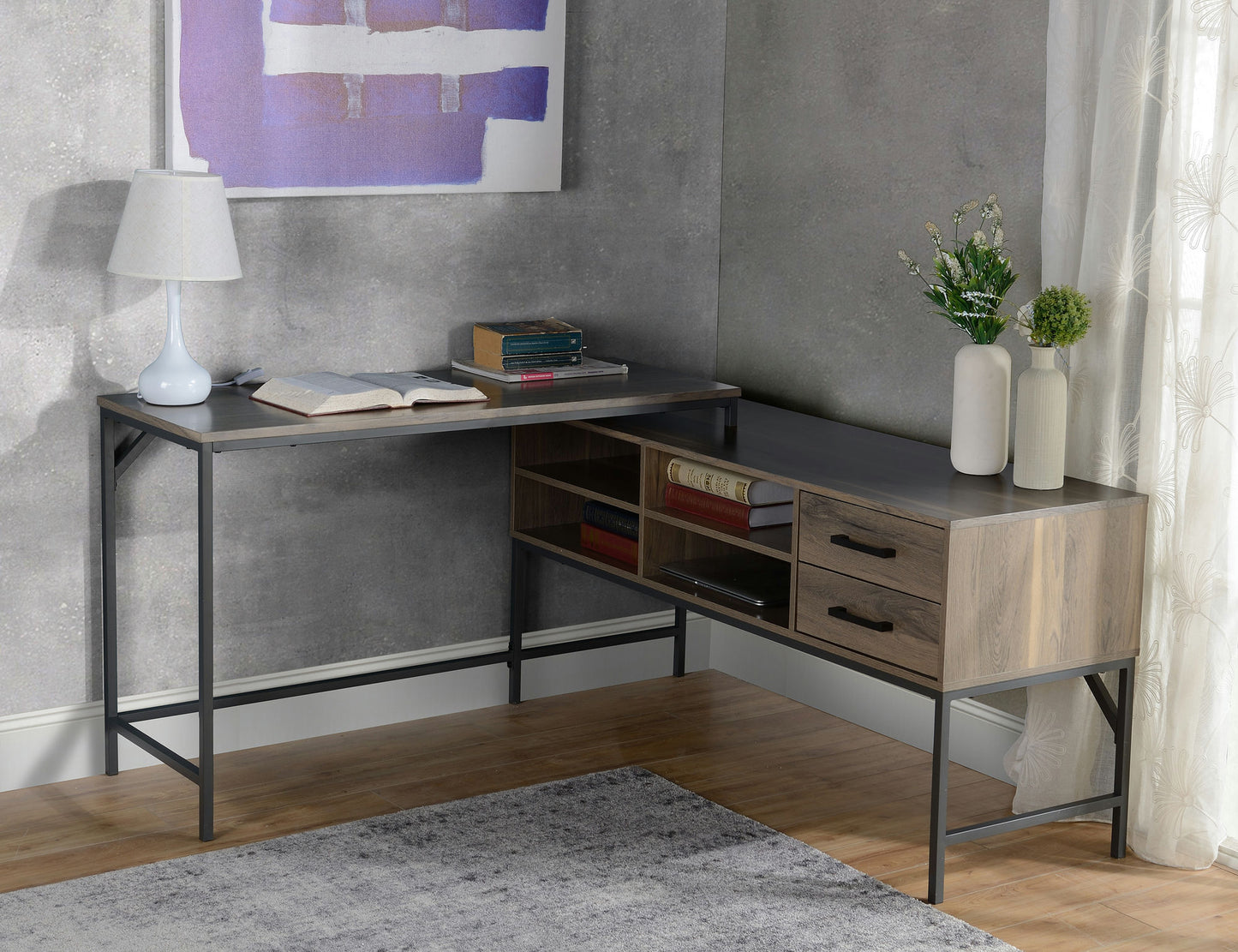 Burbank L-Shape Corner Desk