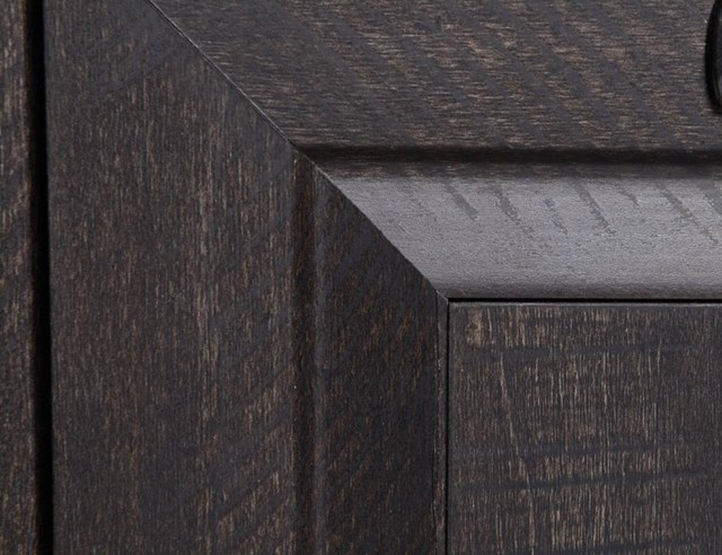 Black Oak Computer Desk