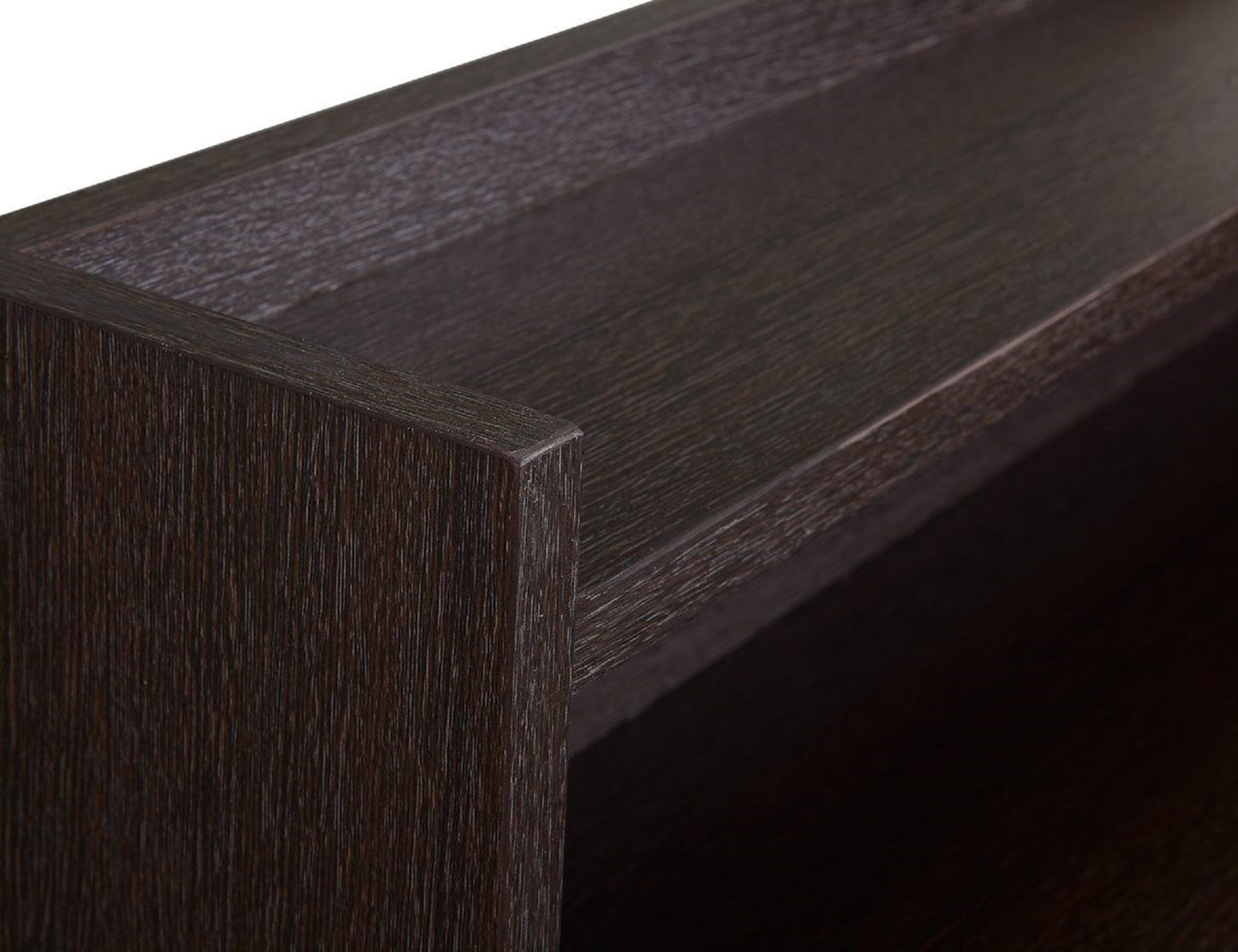 Dark Oak Writing Desk with Hutch