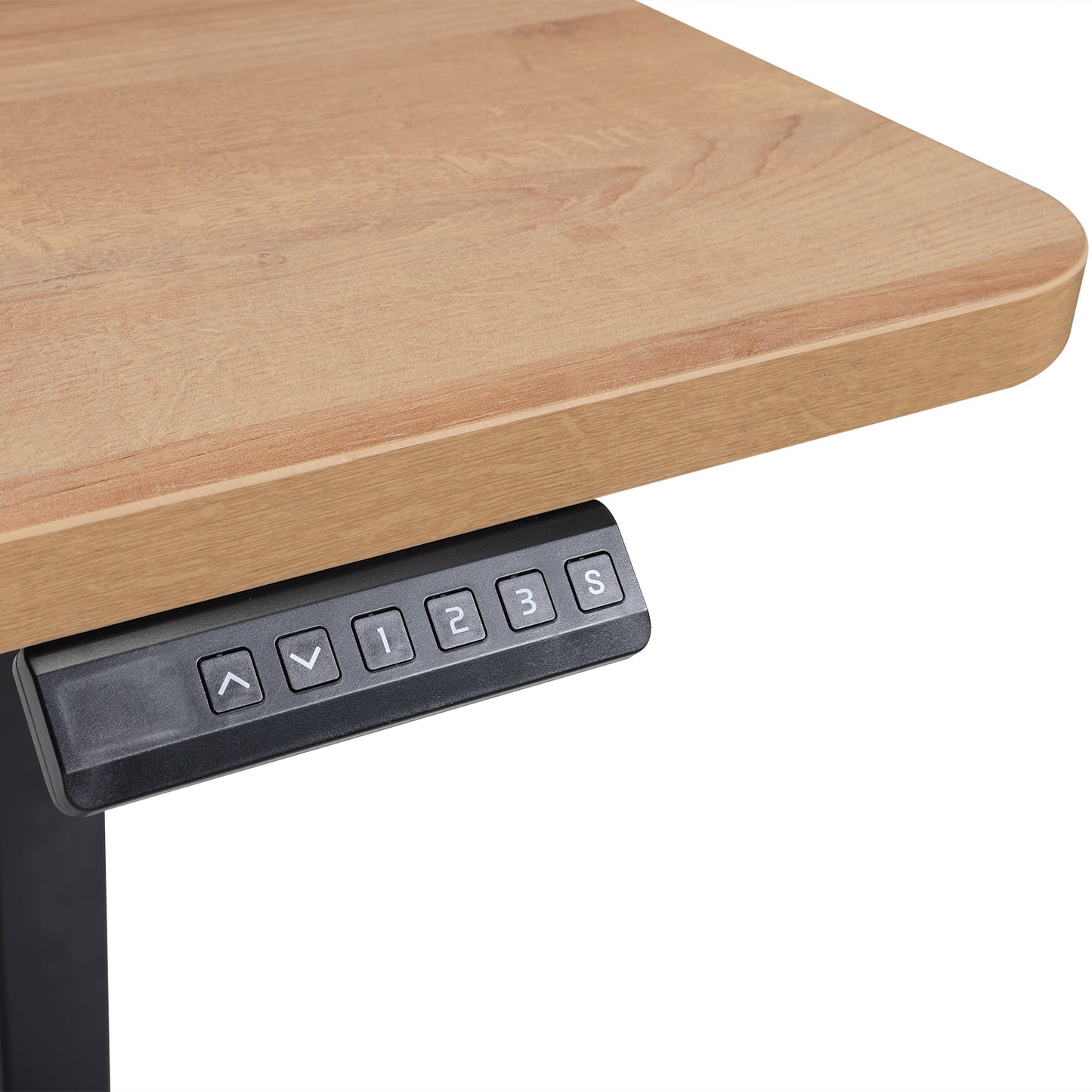 Light Oak Electric Standing Desk
