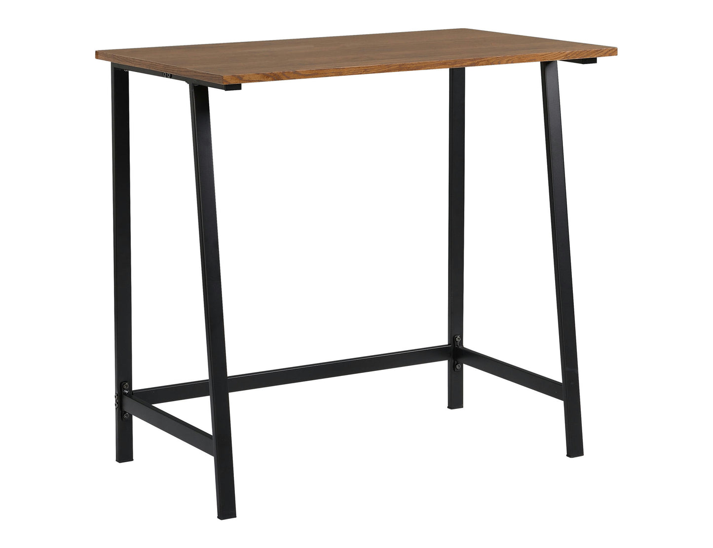 Aspen Oak finish wood and metal writing desk