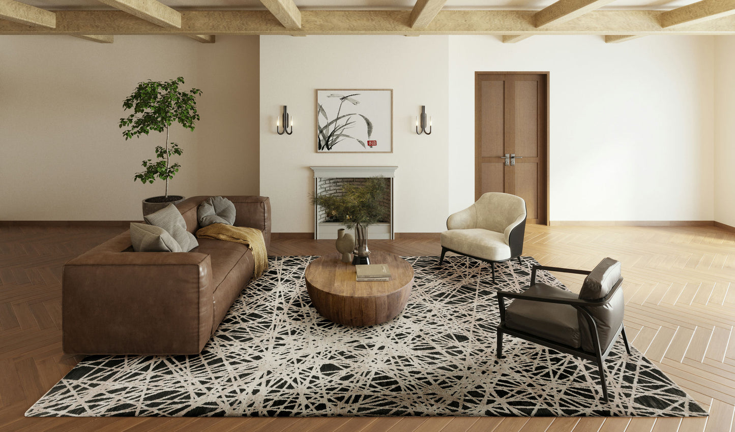 Denizi DZ4 Midnight 5'3" x 7'8" Rug