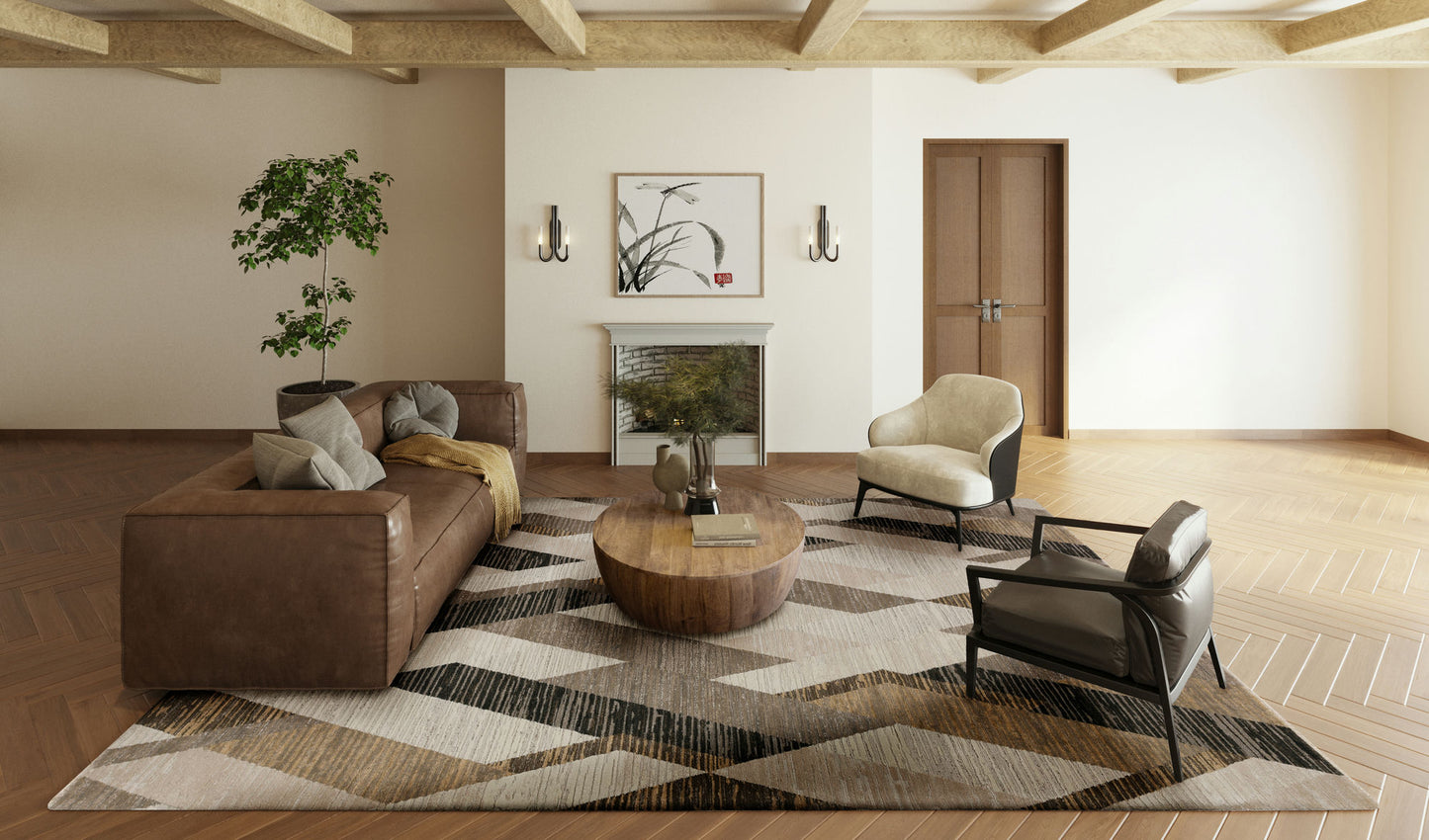 Denizi DZ5 Putty 7'10" x 10' Rug