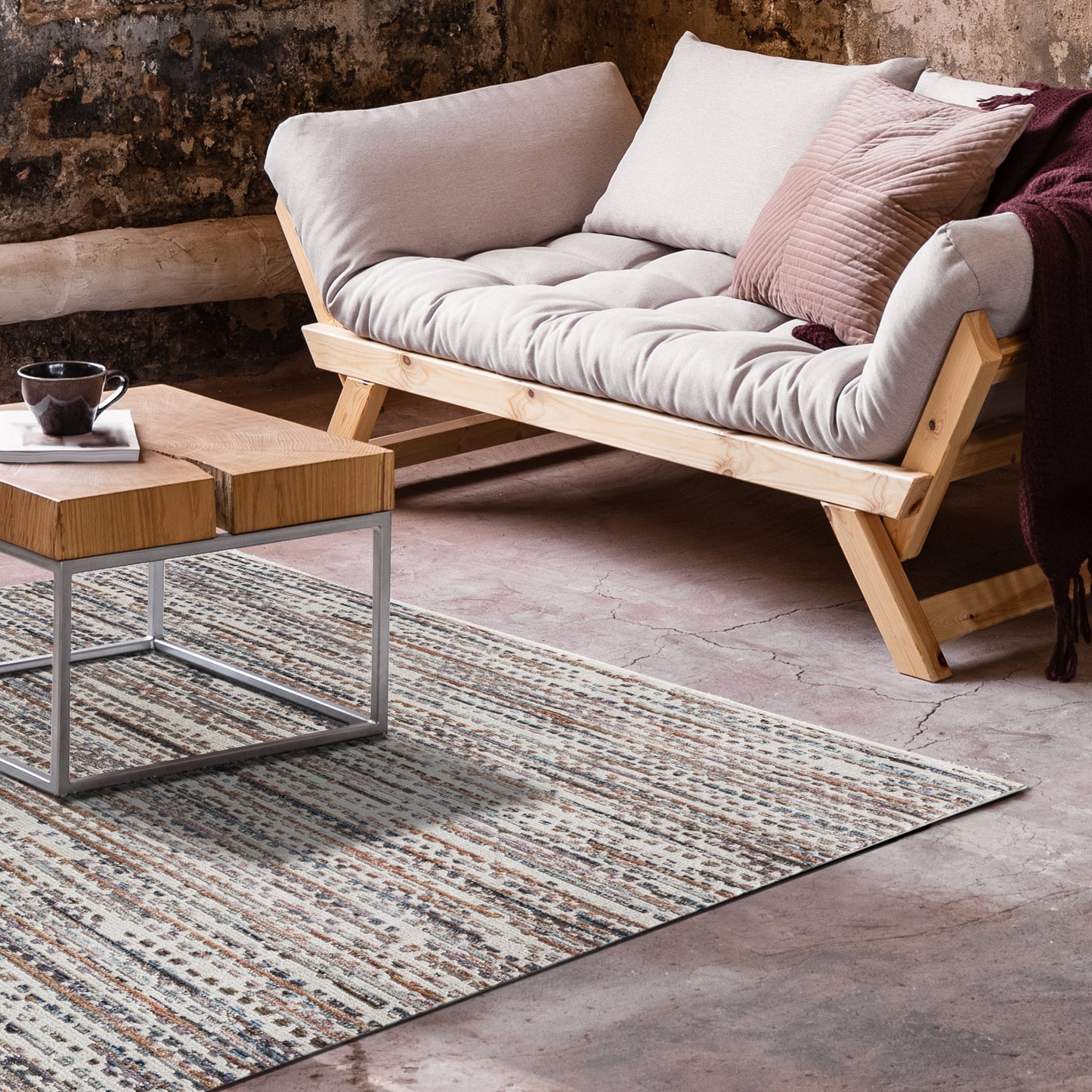 Kaleen Eddison Collection EDN13-86 Multi Runner 2'7" x 7'6"