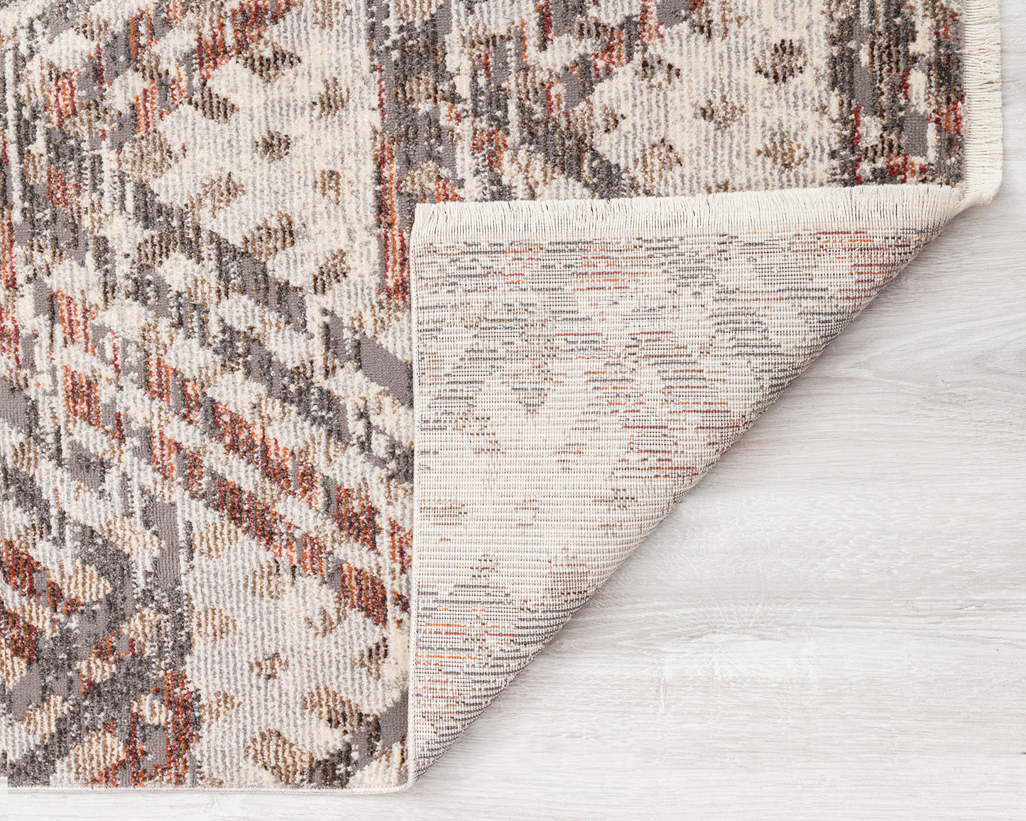 Kaleen Eddison Collection Gray Ivory Throw Rug 2' x 2'7"