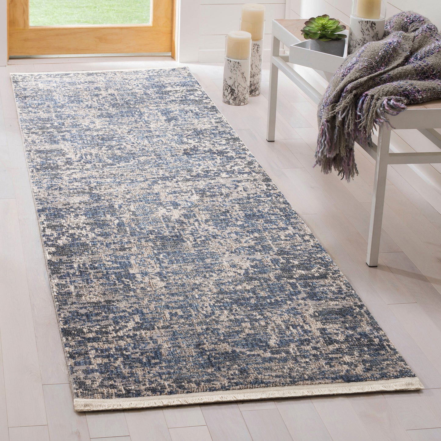 Kaleen Eddison Collection Dark Denim Area Rug 5'3" x 7'3"