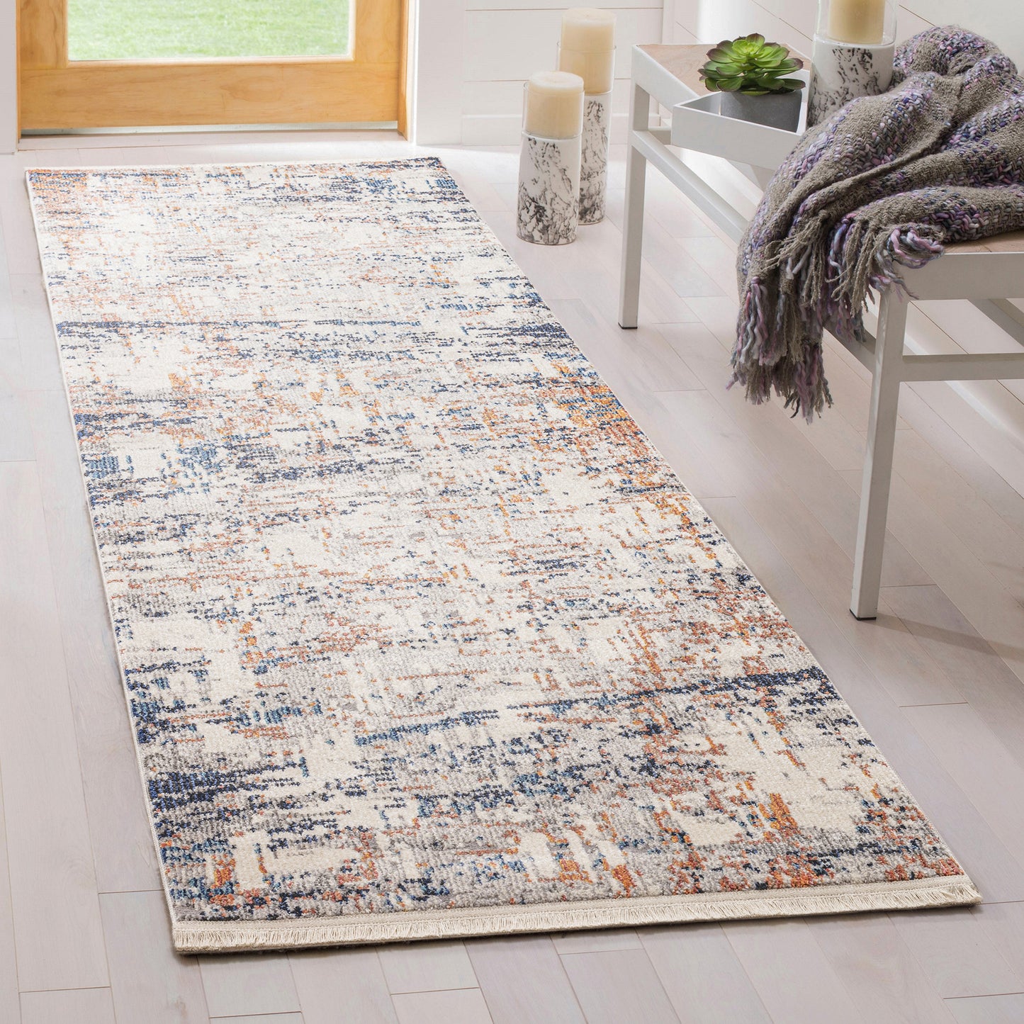 Kaleen Eddison Collection Dark Multi Area Rug 7'10" x 10'