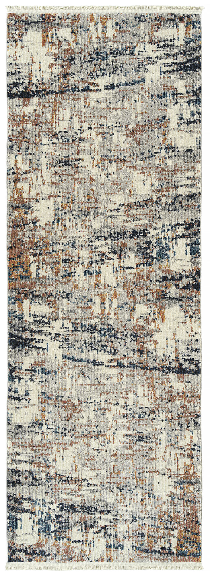 Kaleen Eddison Collection Dark Multi Throw Rug 2' x 2'7"