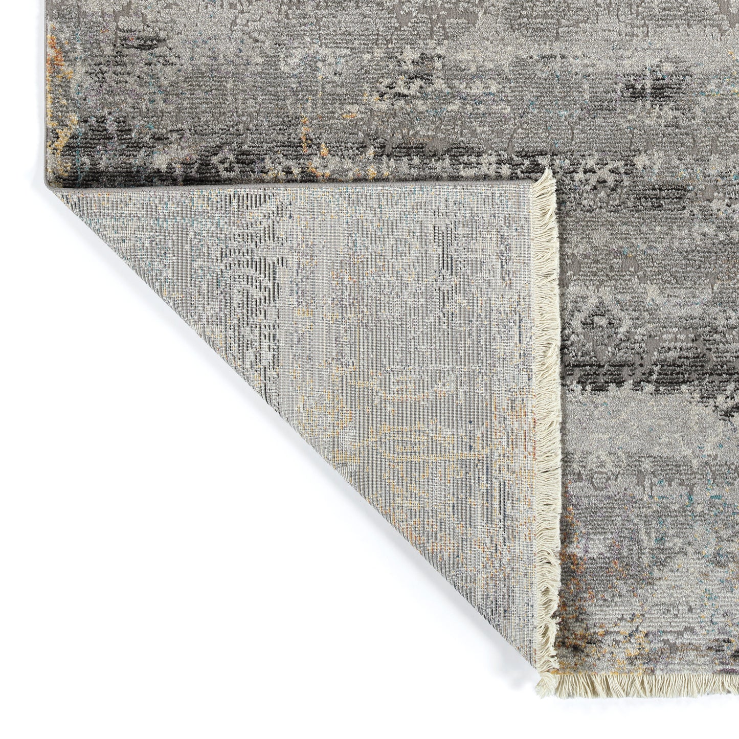 Kaleen Eddison Collection Dark Grey Throw Rug 2' x 2'7"