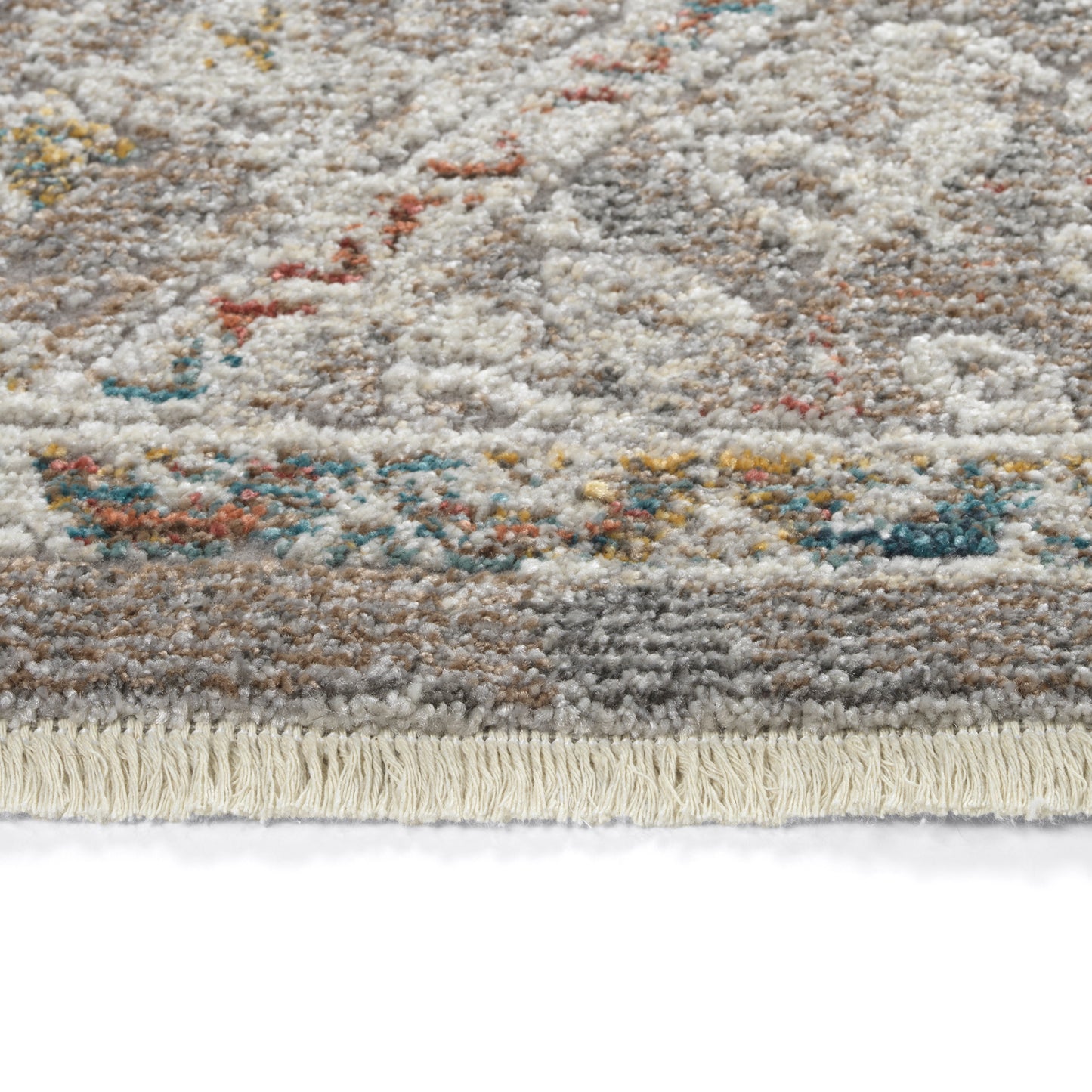 Kaleen Eddison Collection Light Grey Throw Rug 2' x 2'7"