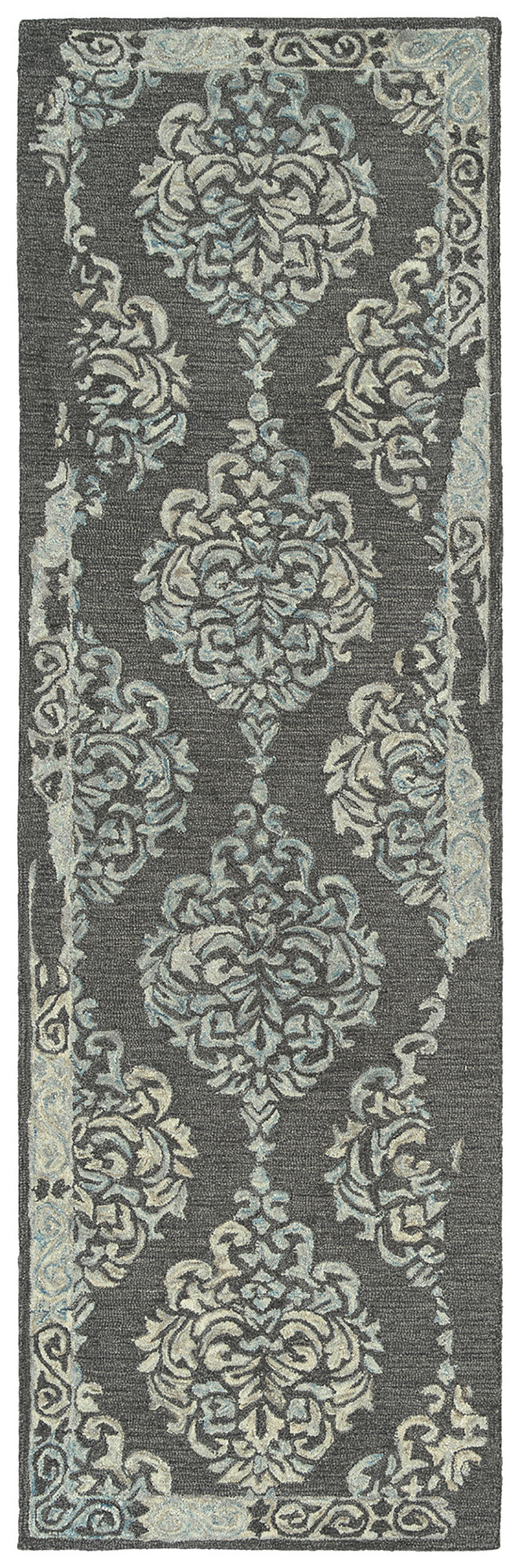 Kaleen Elijah Collection Dark Graphite Area Rug 8' x 10'