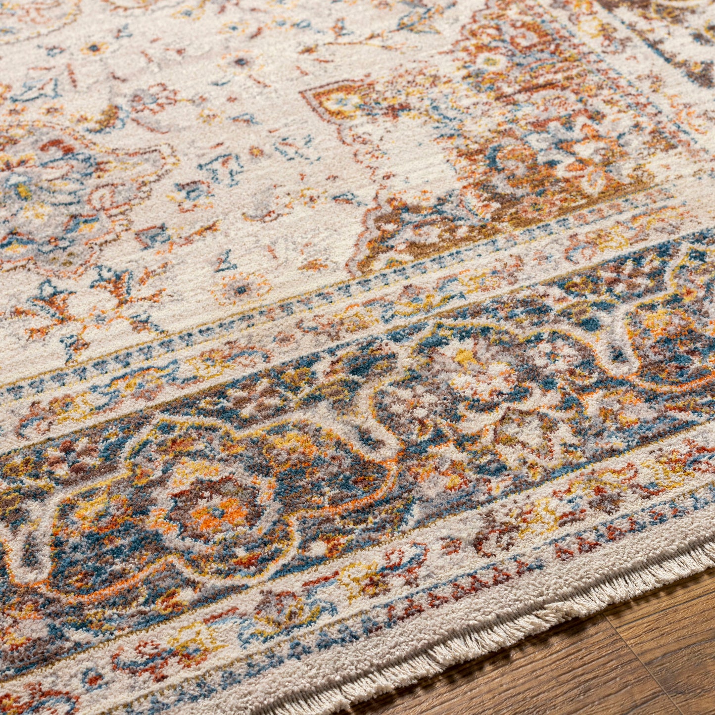 Surya Ephesians Rug 8'10" X 13' (Medium Gray & Dark Blue)