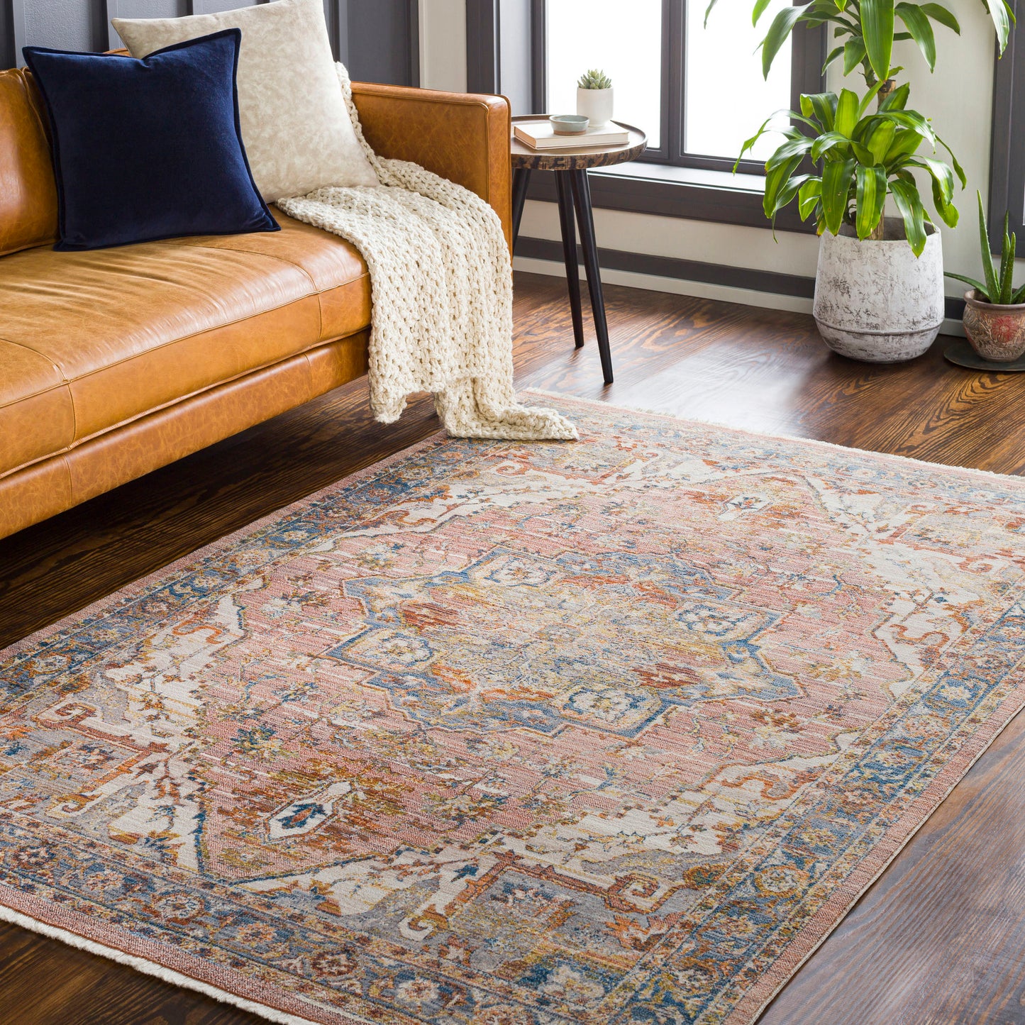 Surya Ephesians Rug 8'10" X 13' - Dark Blue