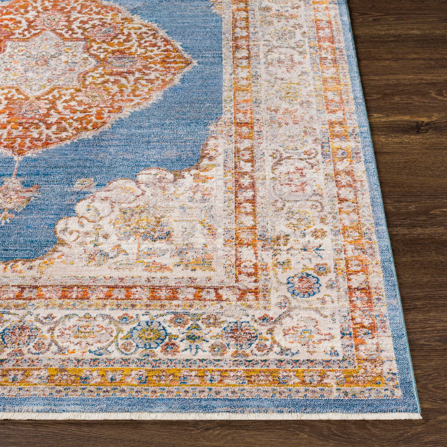 Surya Ephesians Rug 8'10" X 13' (Dark Blue, Denim)