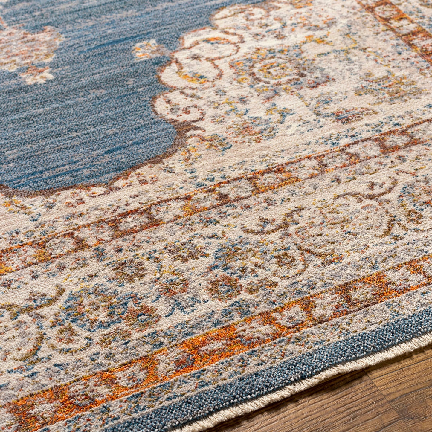 Surya Ephesians Rug 8'10" X 13' (Dark Blue, Denim)