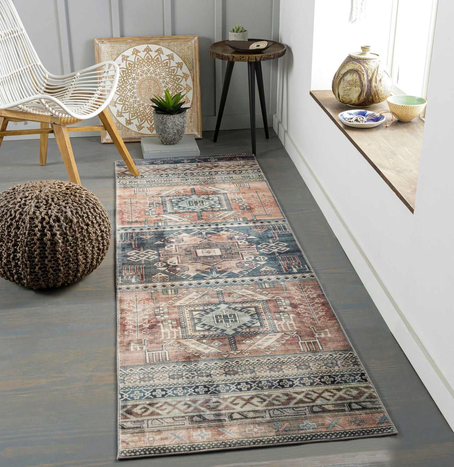 Surya Erin Denim Rug 2'6" X 7'6"