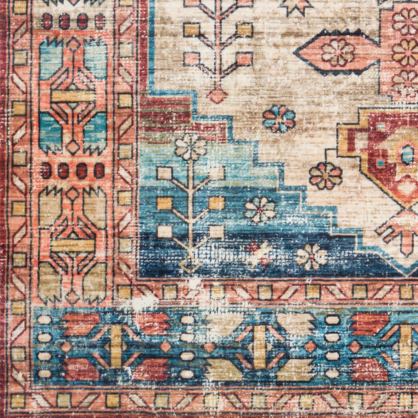 Surya Erin Rug 2'6" X 7'6" Deep Teal