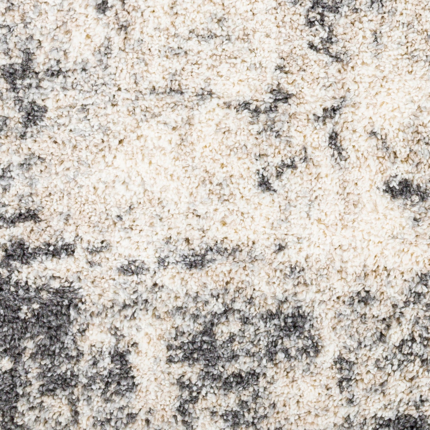 Surya Eskimo Shag Black Rug 2'7" X 7'3"