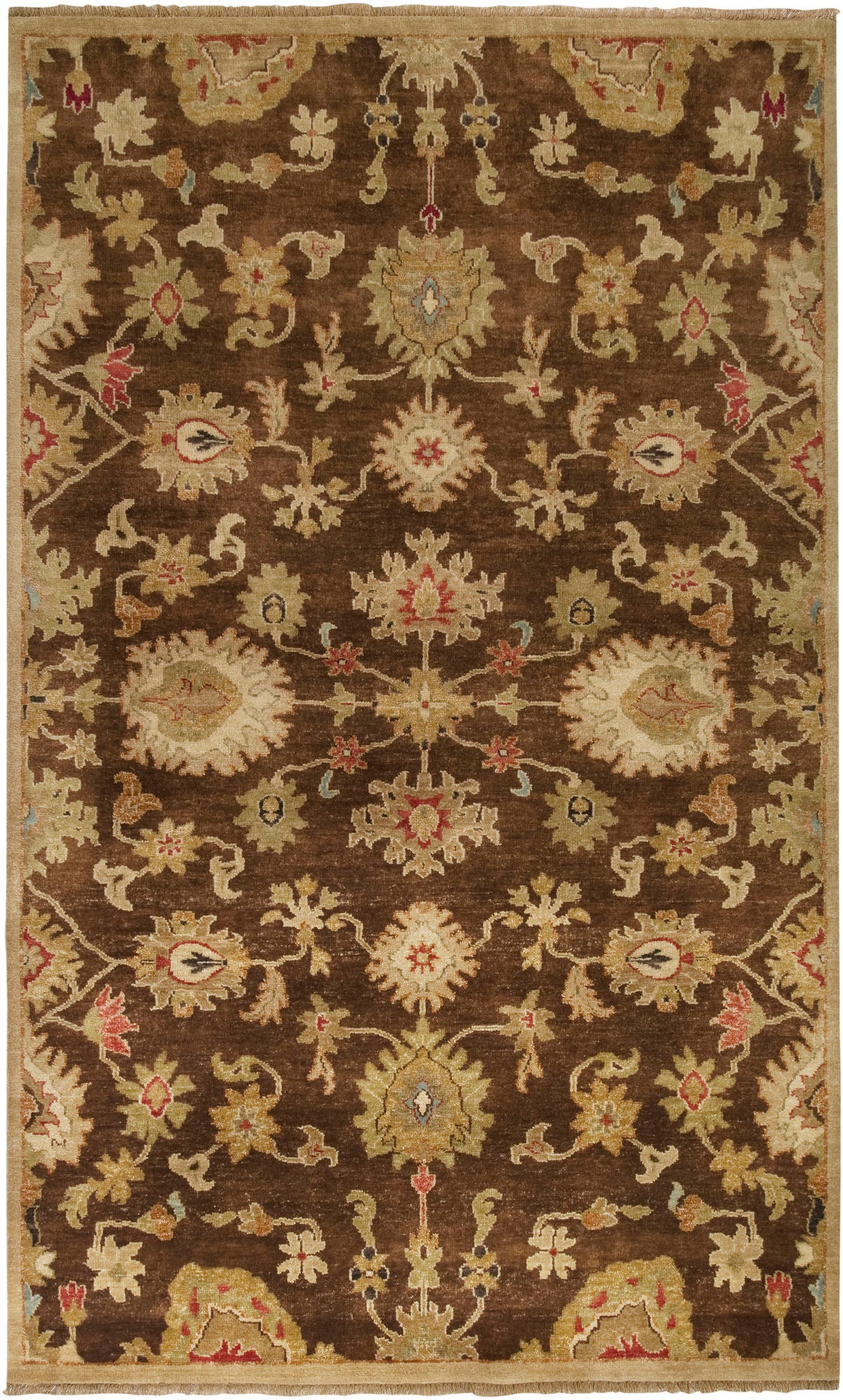 Surya Estate Est-10523 Dark Brown Rug 2' X 3'