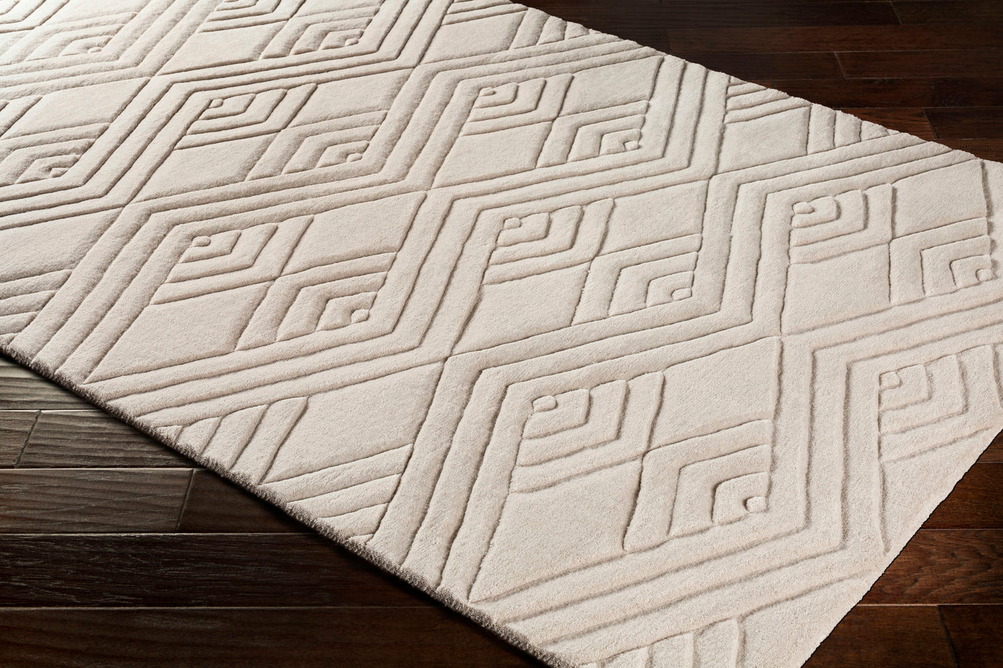 Surya Etching Light Beige Rug 8' X 11'