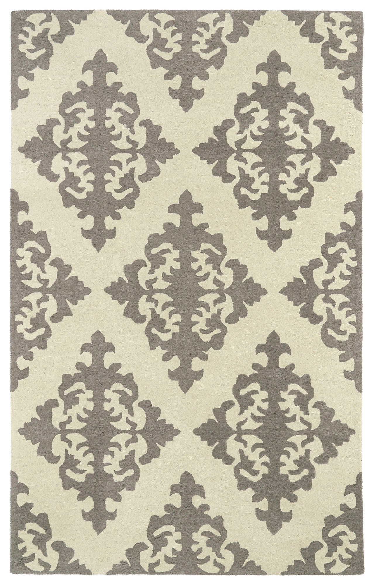 Kaleen Tara Square Collection Light Grey Area Rug 9'9" x 9'9"