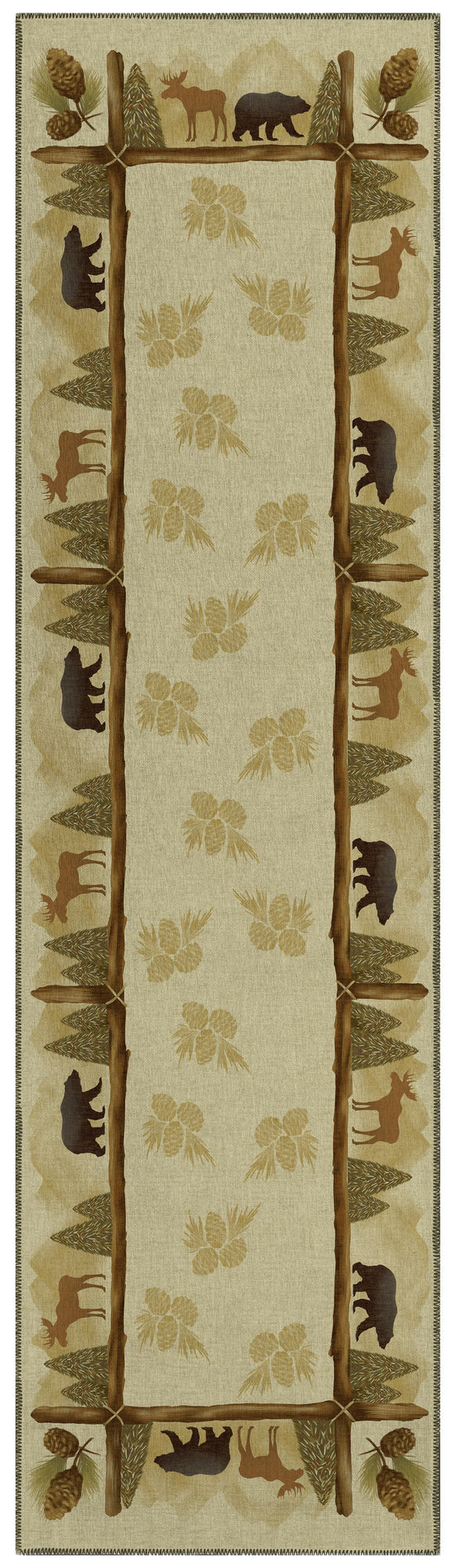 Indoor/Outdoor Excursion EX2 Beige Washable 2'3" x 7'6" Runner Rug