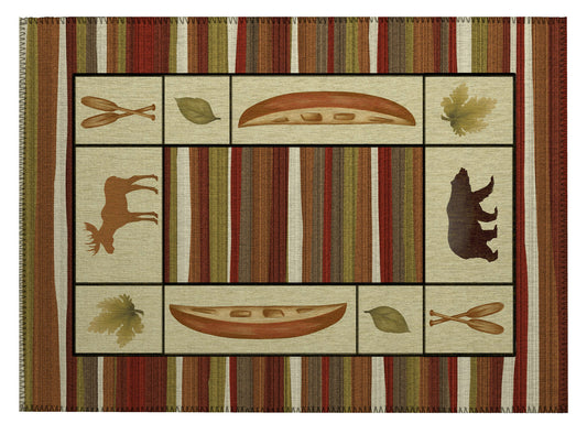 Indoor/Outdoor Excursion EX3 Canyon Washable 1'8" x 2'6" Rug